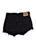 Levi's 100% Cotton Black Denim Shorts Size 24 waist - photo 2