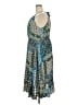 BLOOMCHIC 100% Rayon Paisley Blue Casual Dress Size 22 - 24 - photo 5