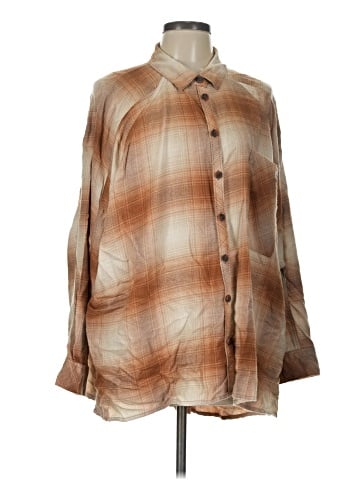 BDG Long Sleeve Button-Down Shirt (view 1)