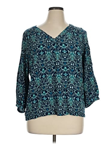 St. John's Bay 3/4 Sleeve Blouse (view 1)