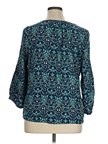St. John's Bay 3/4 Sleeve Blouse (view 2)