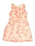 Carter's 100% Polyester Floral Orange Dress Size 6 - photo 1