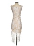 Missguided 100% Polyester Ivory Cocktail Dress Size 4 - photo 2