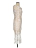 Missguided 100% Polyester Ivory Cocktail Dress Size 4 - photo 4