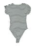 Zara Stripes Ivory Short Sleeve Top Size S - photo 2