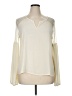metaphor 100% Polyester Ivory Long Sleeve Blouse Size XL - photo 1