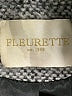 Fleurette 100% Acetate Gray Coat Size 12 - photo 6