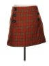 Gap Plaid Red Wool Skirt Size 2 - photo 1