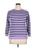Primary Stripes Purple Pullover Sweater Size 14 - photo 1