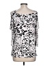 Clara Sun Woo Silver Long Sleeve Blouse Size L - photo 2
