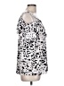 Clara Sun Woo Silver Long Sleeve Blouse Size L - photo 4
