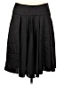 Cache 100% Polyester Solid Black Casual Skirt Size 10 - photo 1