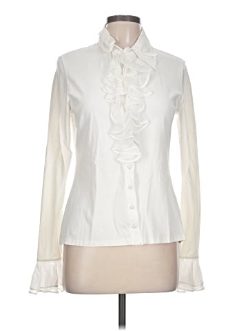 Anne Fontaine Long Sleeve Blouse (view 1)
