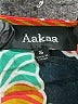 AaKaa 100% Rayon Tropical Blue Romper Size S - photo 4
