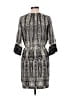 Haven Print Gray Casual Dress Size S - photo 2