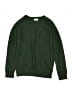 Class Club 100% Cotton Solid Green Pullover Sweater Size 14 - 16 - photo 1
