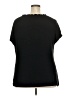 JM Collection Black Short Sleeve Blouse Size 3X - photo 2