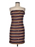 No Comment Stripes Blue Casual Dress Size M - photo 1
