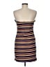 No Comment Stripes Blue Casual Dress Size M - photo 2