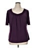 East5th Purple Short Sleeve Top Size 1X - photo 1