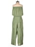 Becca 100% Rayon Solid Green Jumpsuit Size S - photo 2