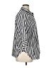 Foxcroft 100% Cotton Stripes Silver 3/4 Sleeve Button-Down Shirt Size 1X - photo 4
