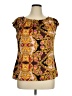 Worthington 100% Polyester Gold Sleeveless Blouse Size XL (petite) - photo 1
