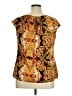 Worthington 100% Polyester Gold Sleeveless Blouse Size XL (petite) - photo 2