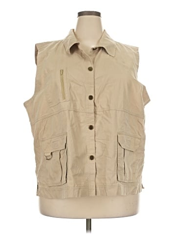 Cherokee Sleeveless Button-Down Shirt (view 1)
