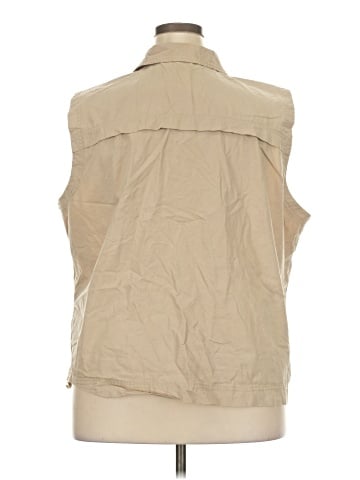 Cherokee Sleeveless Button-Down Shirt (view 2)