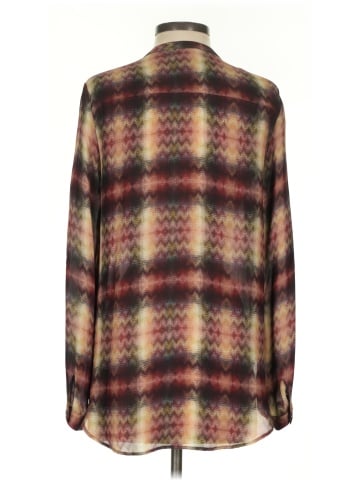 Haute Hippie Long Sleeve Silk Top (view 2)
