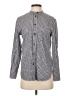 J.Crew 100% Cotton Houndstooth Gray Long Sleeve Button-Down Shirt Size 2 - photo 1