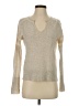 White + Warren 100% Cashmere Metallic Silver Cashmere Pullover Sweater Size S - photo 1