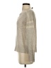 White + Warren 100% Cashmere Metallic Silver Cashmere Pullover Sweater Size S - photo 5