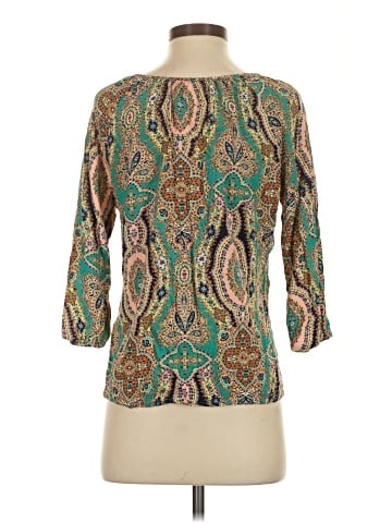 Blue Rain 3/4 Sleeve Blouse (view 2)