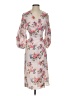 Mango Floral Gray Cocktail Dress Size 2 - photo 1