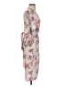 Mango Floral Gray Cocktail Dress Size 2 - photo 4