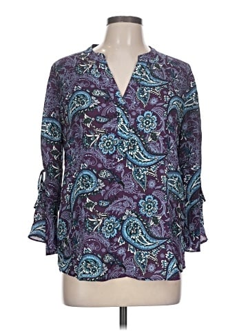 41Hawthorn 3/4 Sleeve Blouse (view 1)