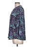 41Hawthorn 100% Polyester Paisley Purple 3/4 Sleeve Blouse Size L - photo 5