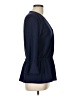 MICHAEL Michael Kors Blue 3/4 Sleeve Blouse Size L - photo 4