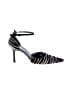 Antonio Melani 100% Leather Zebra Print Animal Print Black Heels Size 9 - photo 1