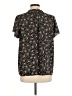 Fun2Fun Floral Black Short Sleeve Blouse Size M - photo 2