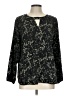 West Kei 100% Polyester Black Long Sleeve Blouse Size L - photo 1