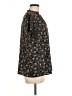Fun2Fun Floral Black Short Sleeve Blouse Size M - photo 4