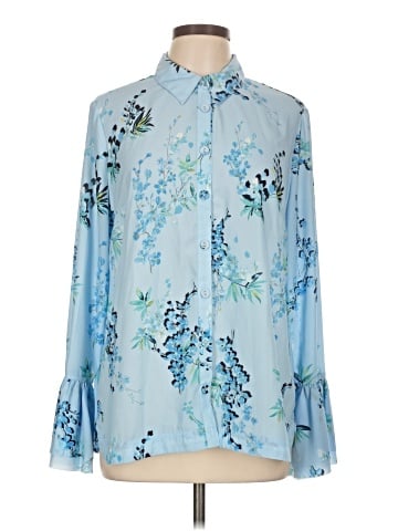T Tahari Long Sleeve Blouse (view 1)