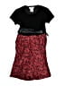 Amy Byer 100% Polyester Red Black Dress Size 7 - photo 1