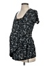 Motherhood Black Short Sleeve Top Size S - photo 1