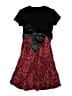 Amy Byer 100% Polyester Red Black Dress Size 7 - photo 2