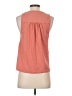 Splendid 100% Cotton Orange Sleeveless Button-Down Shirt Size S - photo 2