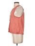 Splendid 100% Cotton Orange Sleeveless Button-Down Shirt Size S - photo 5